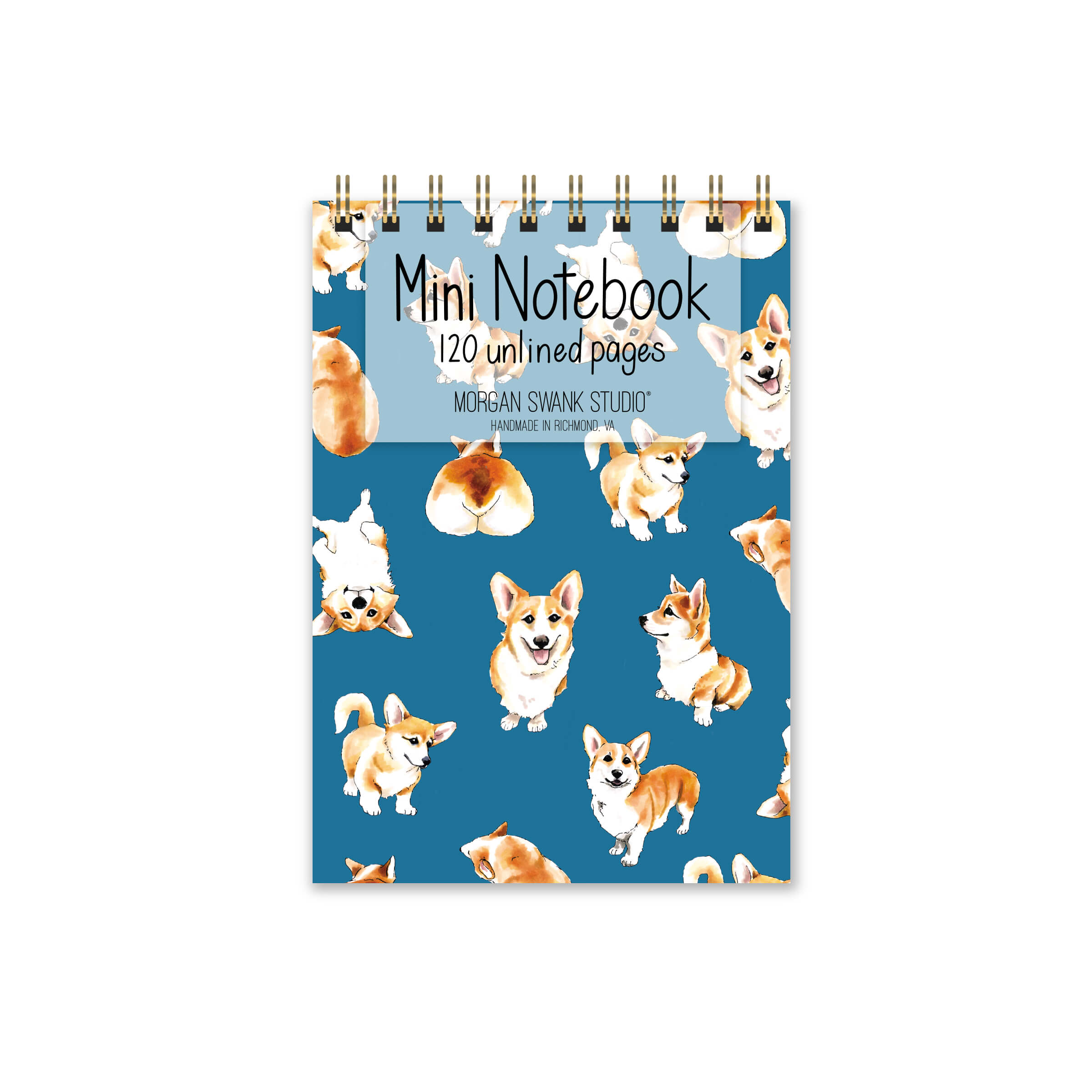Corgi Mini Notebook – Morgan Swank Studio