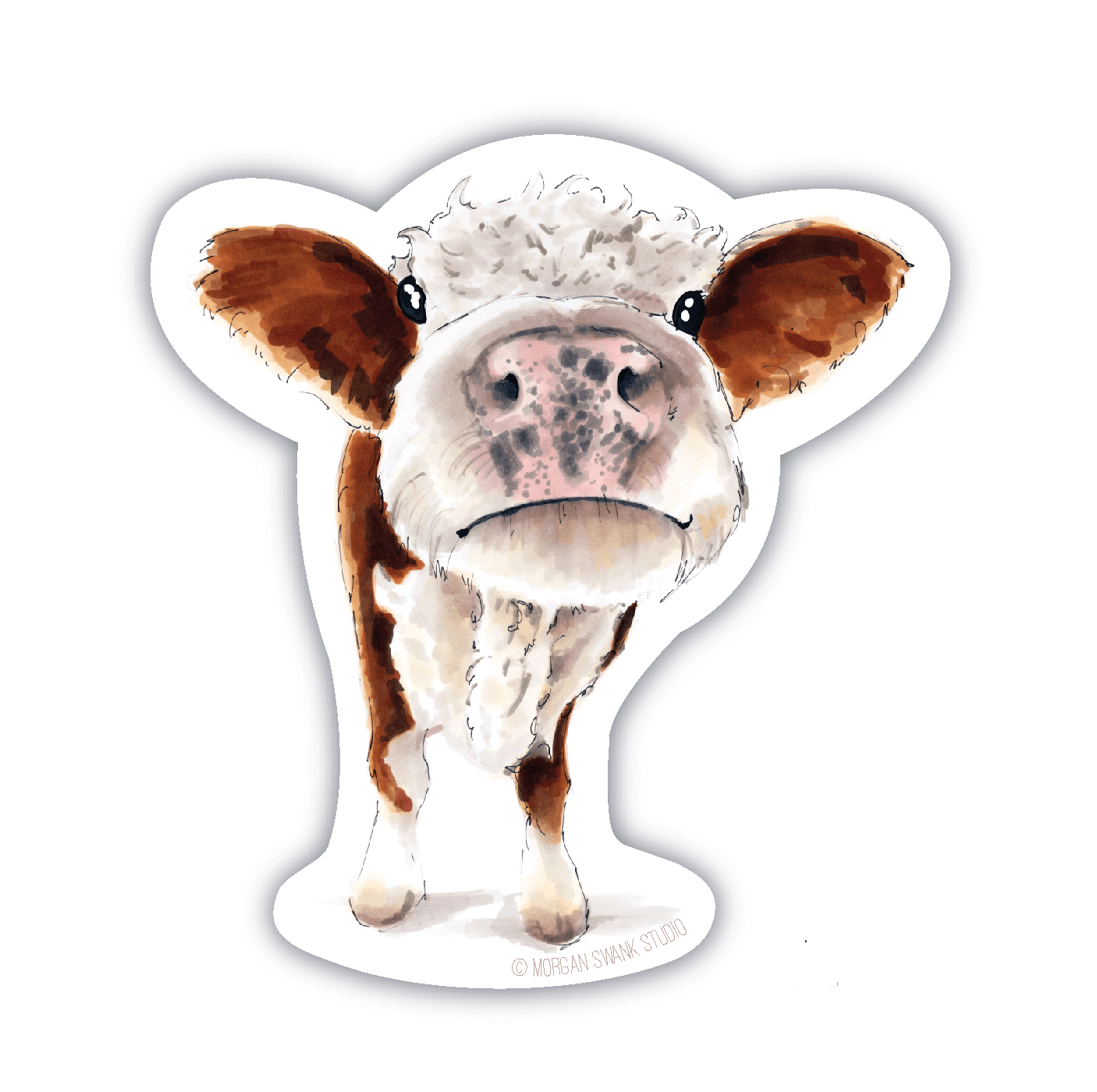 Cow stickers shop