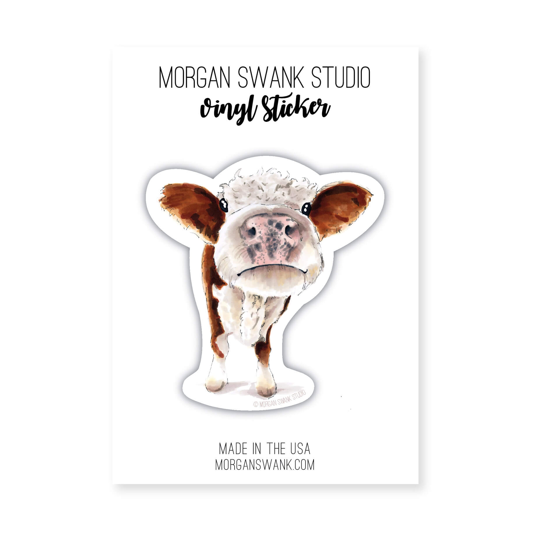 cow print moo! Sticker for Sale by gro0vydesigns